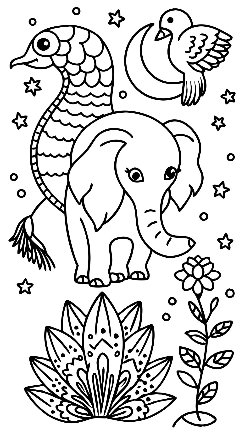 coloriages animaux adultes